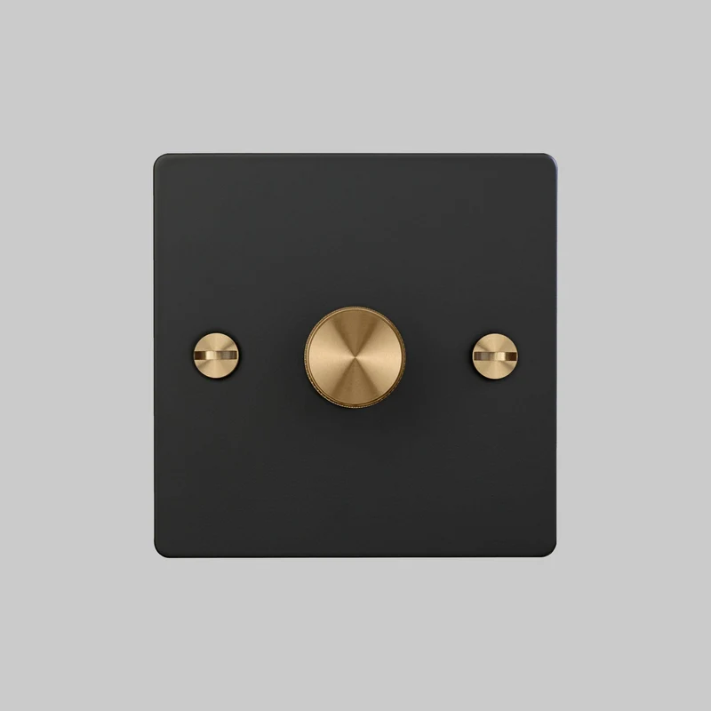 Buster + Punch Dimmer Switch Cross 1G-4G 120W