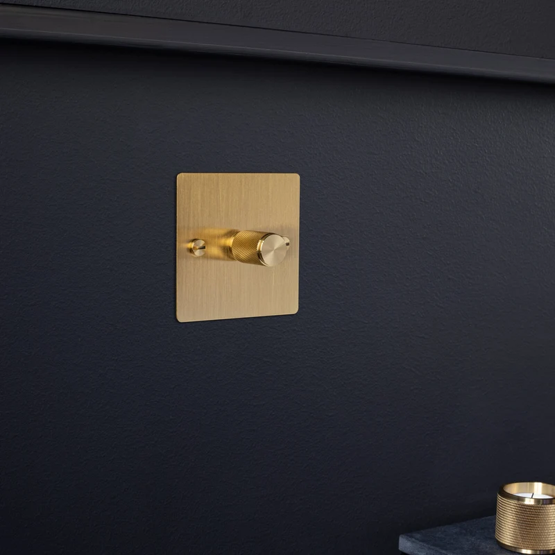 Buster + Punch Dimmer Switch Cross 1G-4G 120W