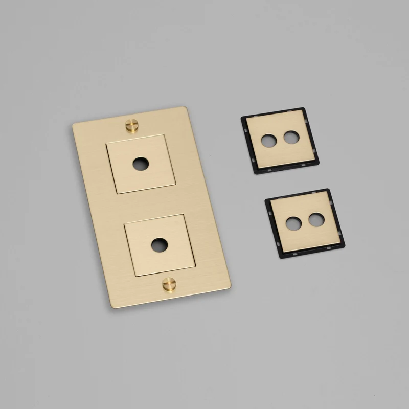Buster + Punch Wall Plate Vertical with Infills
