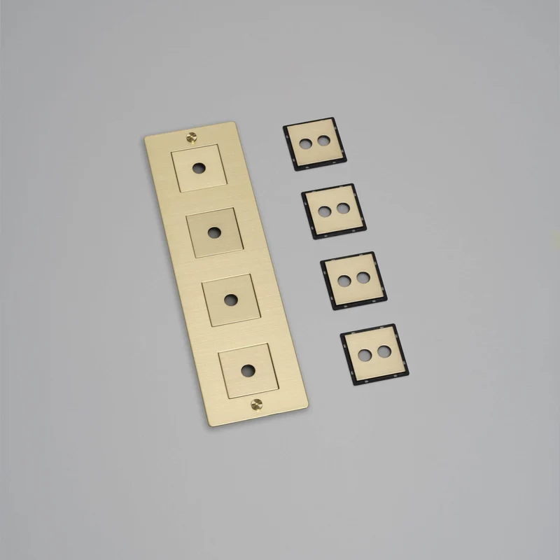 Buster + Punch Wall Plate Vertical with Infills