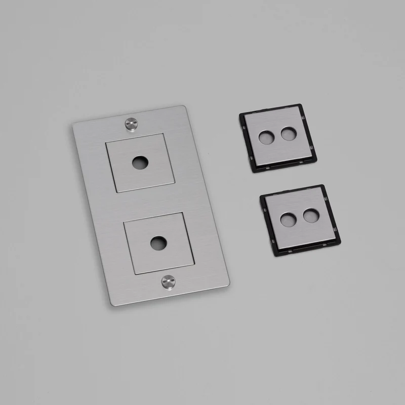 Buster + Punch Wall Plate Vertical with Infills