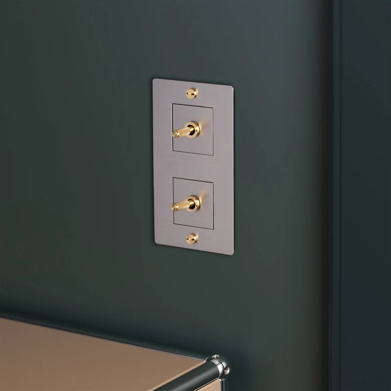 Buster + Punch Wall Plate Vertical with Infills