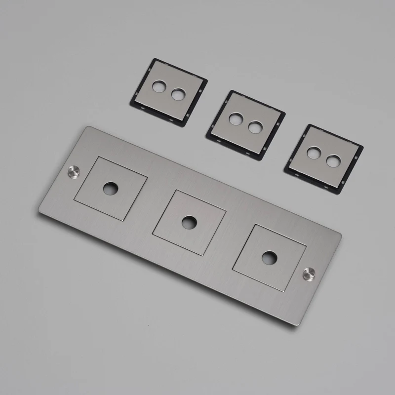 Buster + Punch Wall Plate Horizontal with Infills