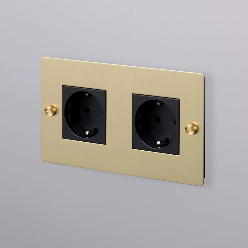 Buster + Punch Schuko Socket Cross