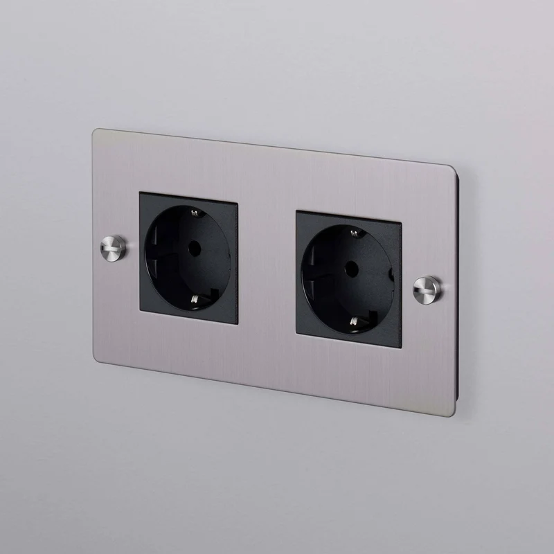Buster + Punch Schuko Socket Cross