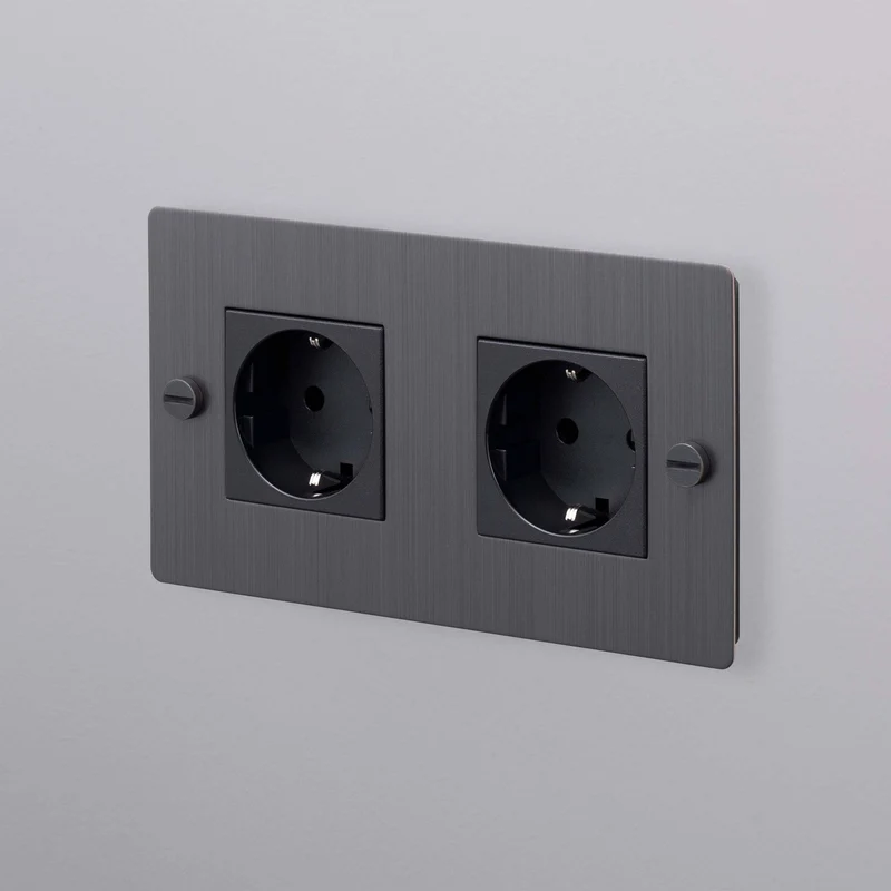 Buster + Punch Schuko Socket Cross