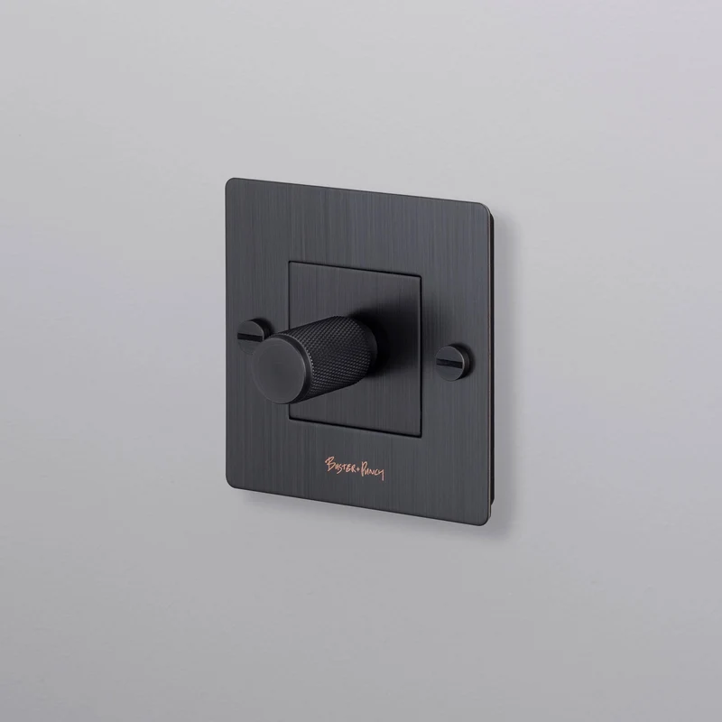 Buster + Punch Dimmer Switch 1G 250W Multipoint LED Cross