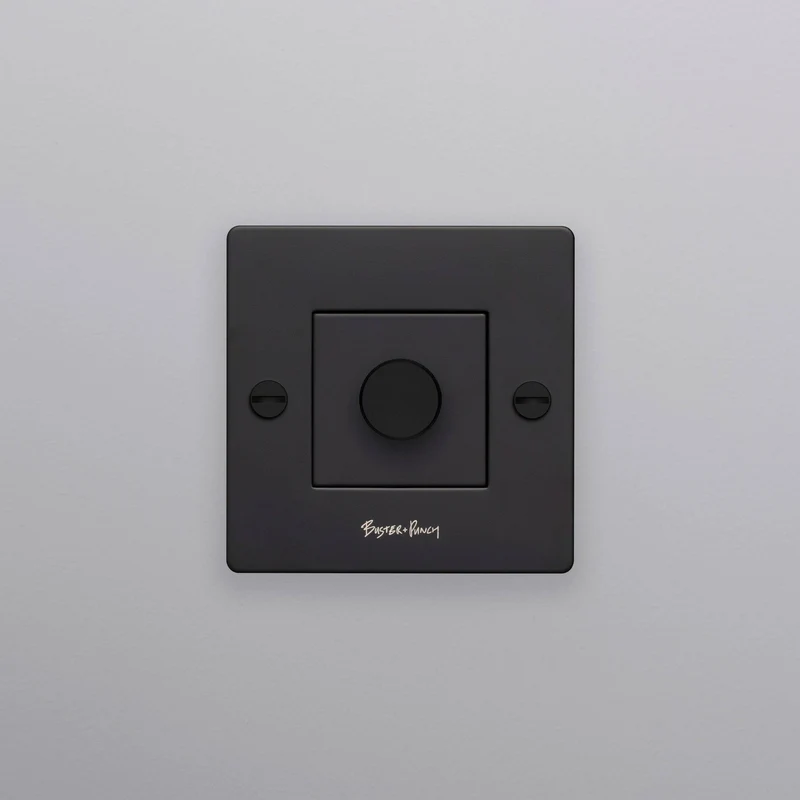Buster + Punch Dimmer Switch 1G 250W Multipoint LED Cross