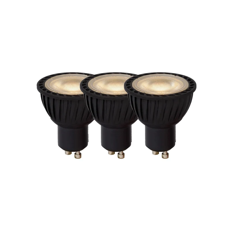Lucide LED Bulb GU10 MR16 White - 320lm 3000K - Dimmable - Set of 3