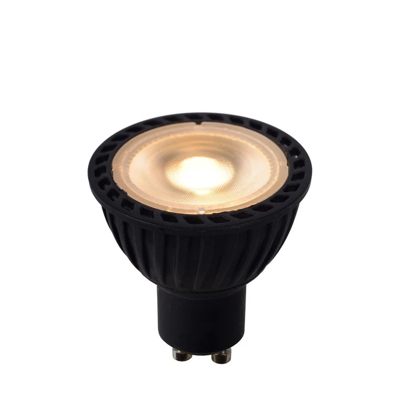 Lucide LED Bulb GU10 MR16 Black - 350lm 2700K - 3-Step Dim