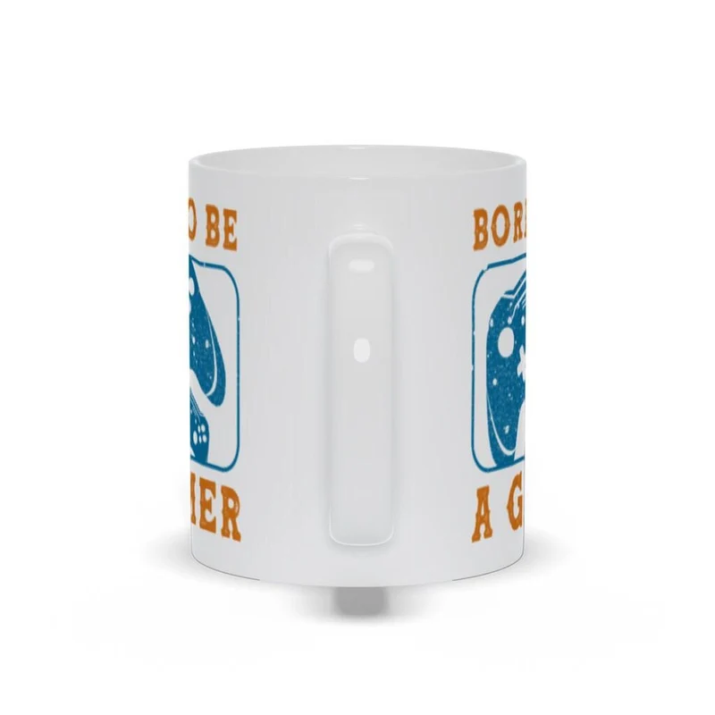 Born To Be A Gamer Mugs, Born To Be A Gamer White Mugs, Tasse de jeu vidéo, Cadeau de joueur en ligne, Contrôleur de jeu, Amateur de jeux vidéo, Garçons adolescents