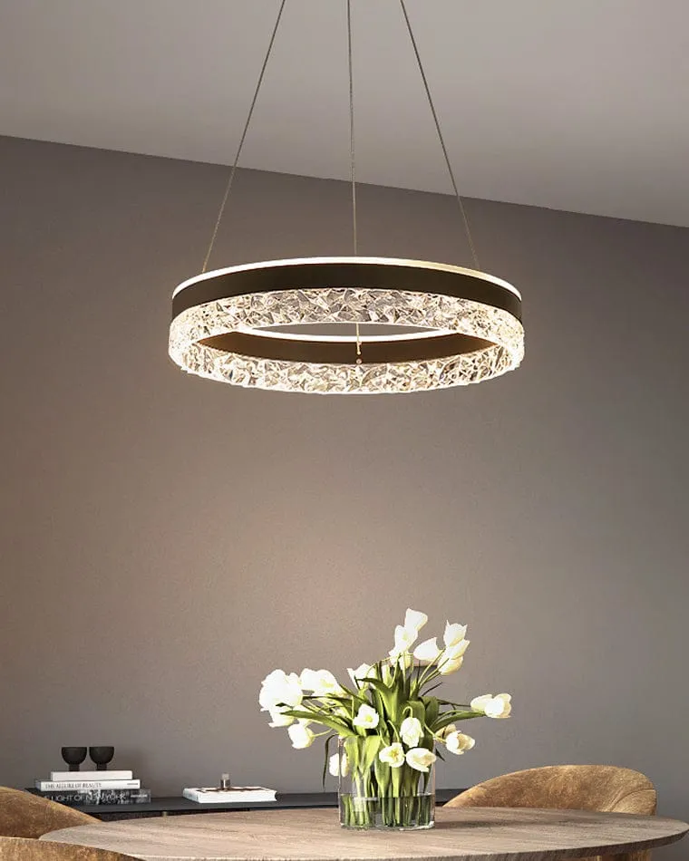 Lustre Design LED en Verre