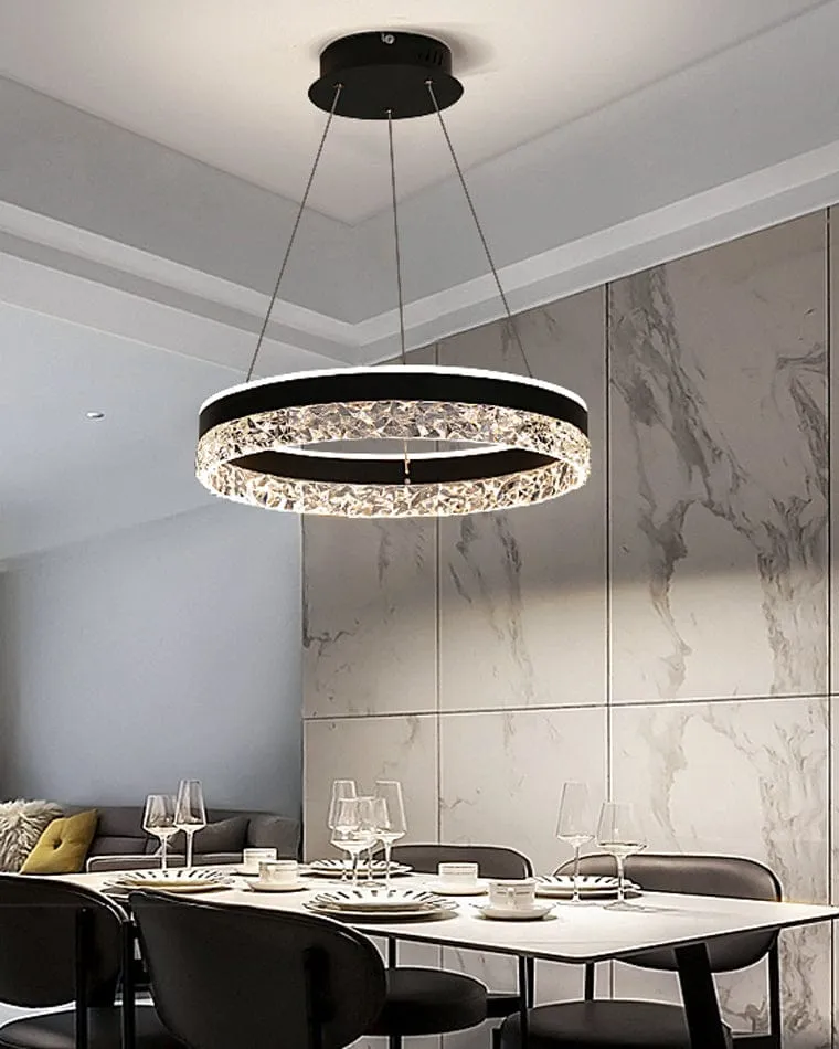 Lustre Design LED en Verre
