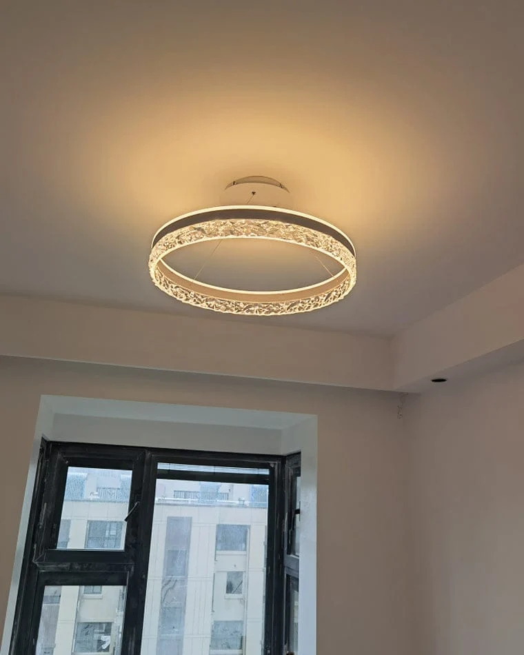 Lustre Design LED en Verre