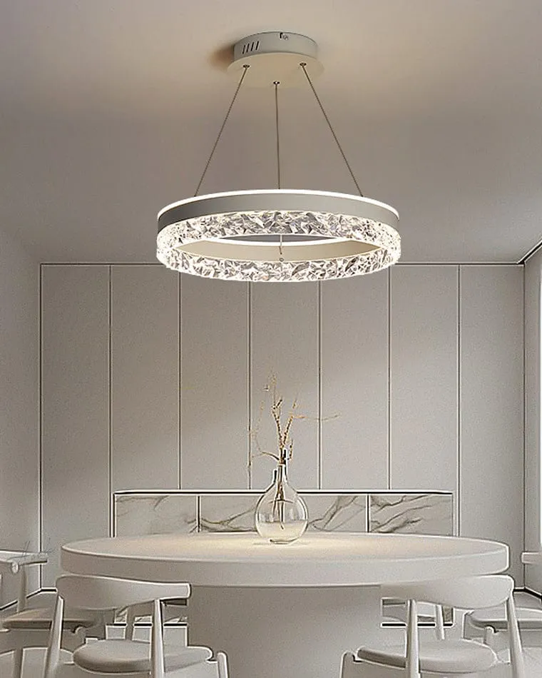 Lustre Design LED en Verre