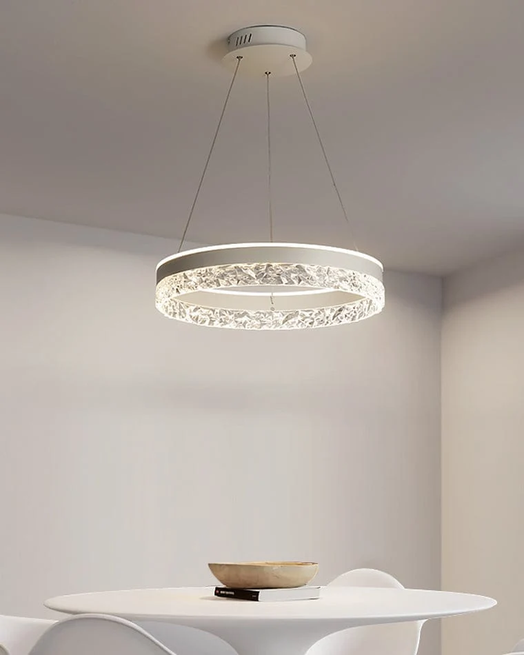 Lustre Design LED en Verre
