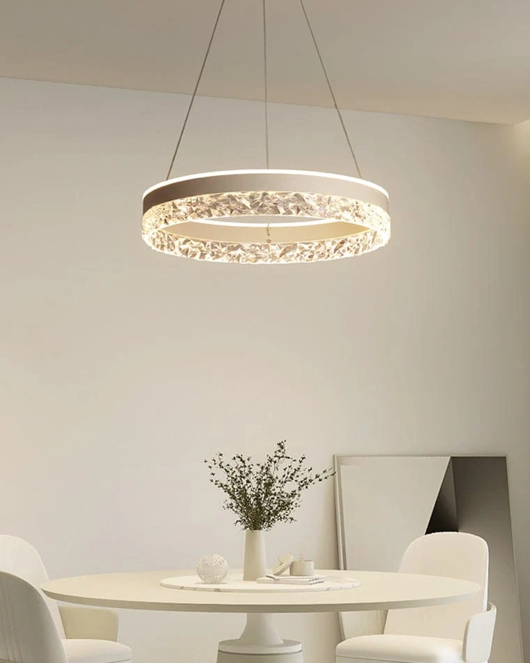 Lustre Design LED en Verre
