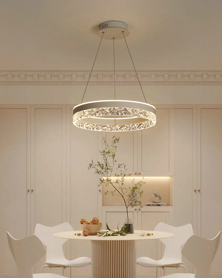 Lustre Design LED en Verre
