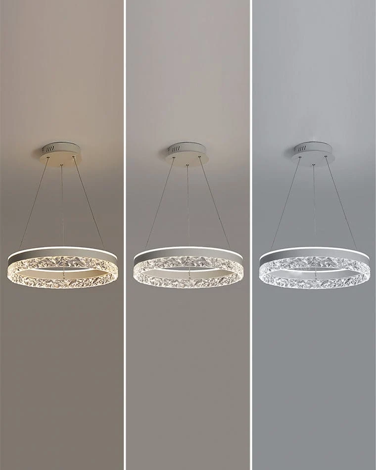 Lustre Design LED en Verre