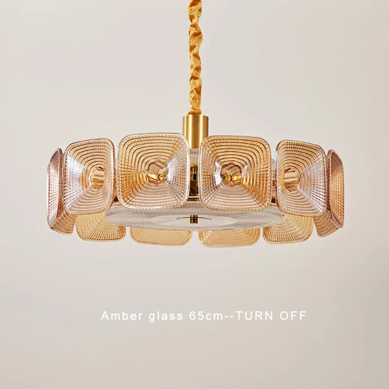 Lustre pour cuisine en verre