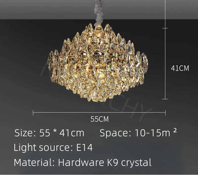 Lustre Haut de Gamme en Verre