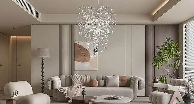 Lustre Design pour Salon et Haut Plafond