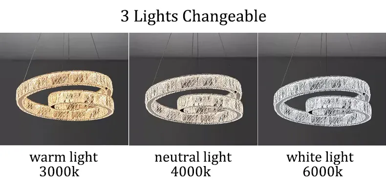 Modern Luxury Led Crystal Chandeliers Home Villa Lighting For Living Dining Room Decoration Pendant Lights Indoor Hotel Fixtures