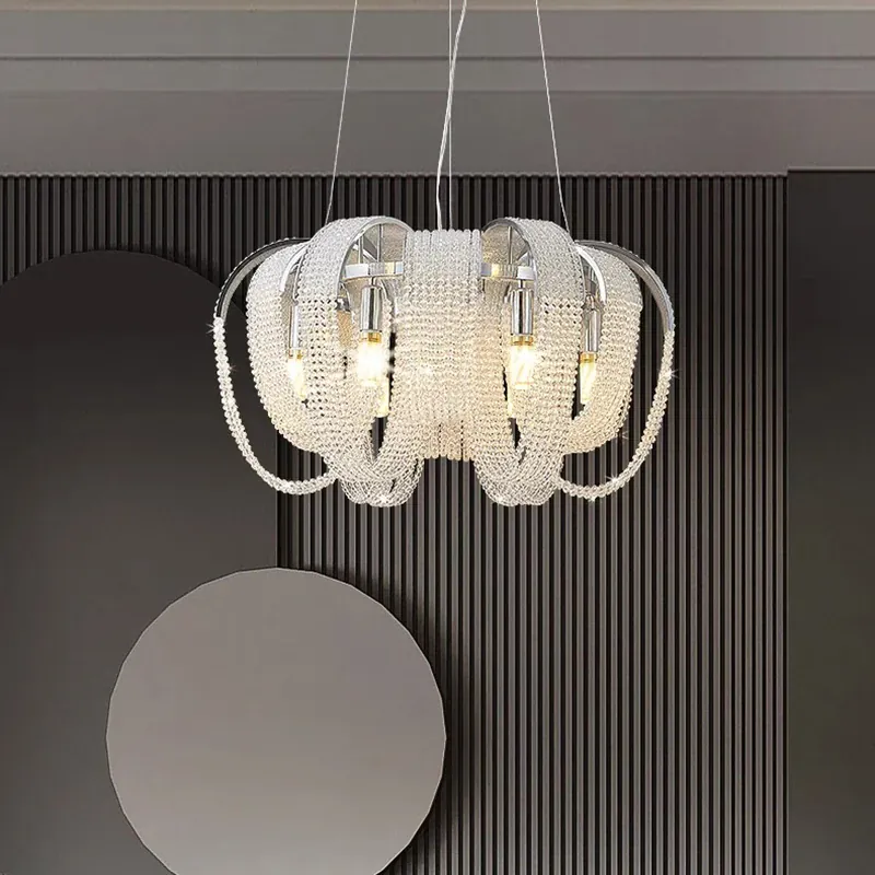 home decorationPendant lights, luxury crystal living room chandelier, bedroom Pendant lamp, ceiling light, indoor lighting