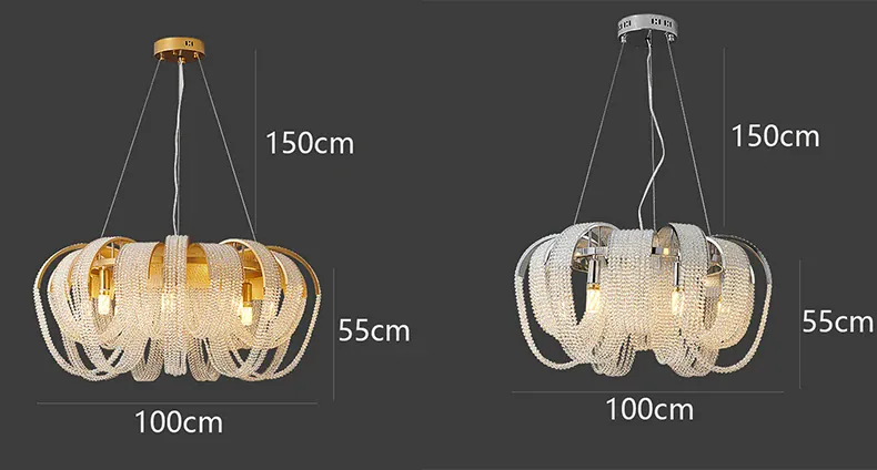 home decorationPendant lights, luxury crystal living room chandelier, bedroom Pendant lamp, ceiling light, indoor lighting