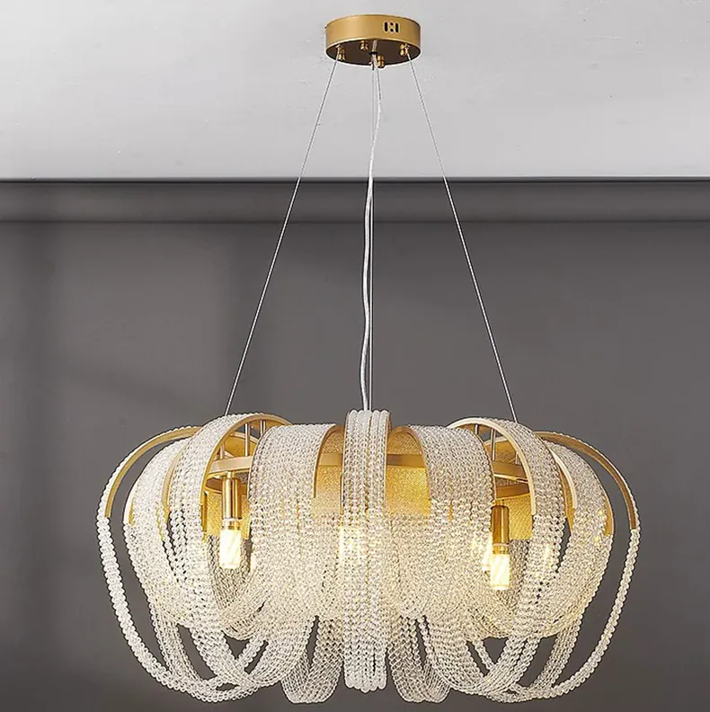 home decorationPendant lights, luxury crystal living room chandelier, bedroom Pendant lamp, ceiling light, indoor lighting