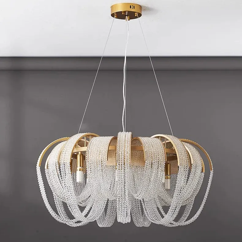 home decorationPendant lights, luxury crystal living room chandelier, bedroom Pendant lamp, ceiling light, indoor lighting