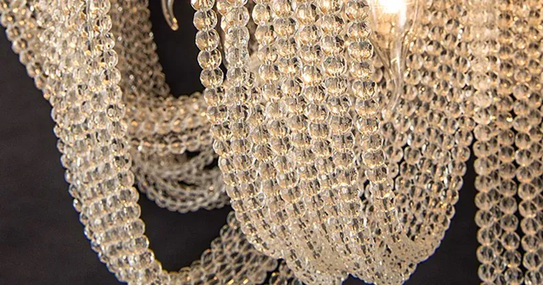 home decorationPendant lights, luxury crystal living room chandelier, bedroom Pendant lamp, ceiling light, indoor lighting