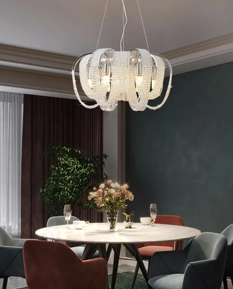 home decorationPendant lights, luxury crystal living room chandelier, bedroom Pendant lamp, ceiling light, indoor lighting