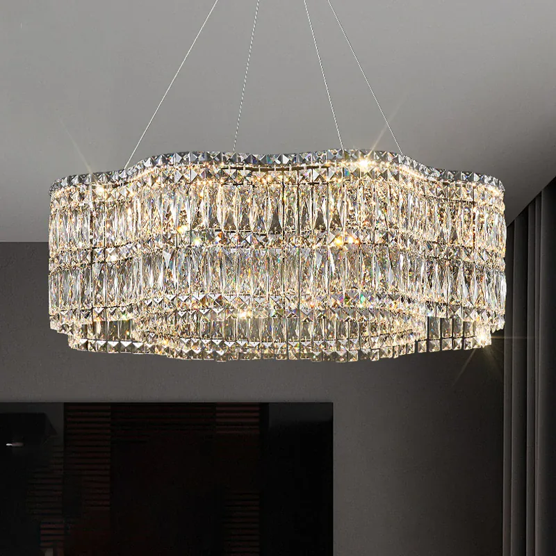 Lustre en verre design italien