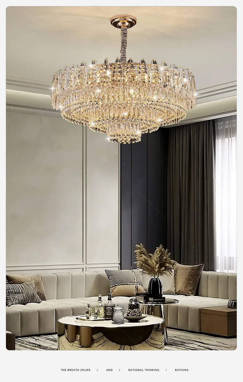 Lustre suspension design en verre