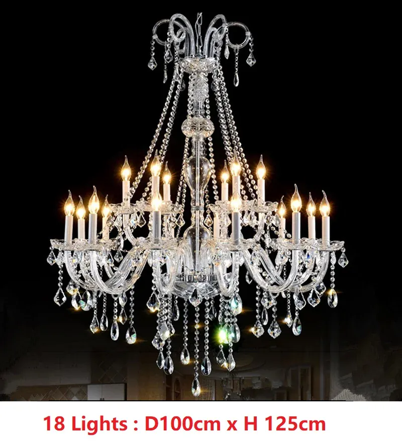 Lustre vintage a pampilles en verre