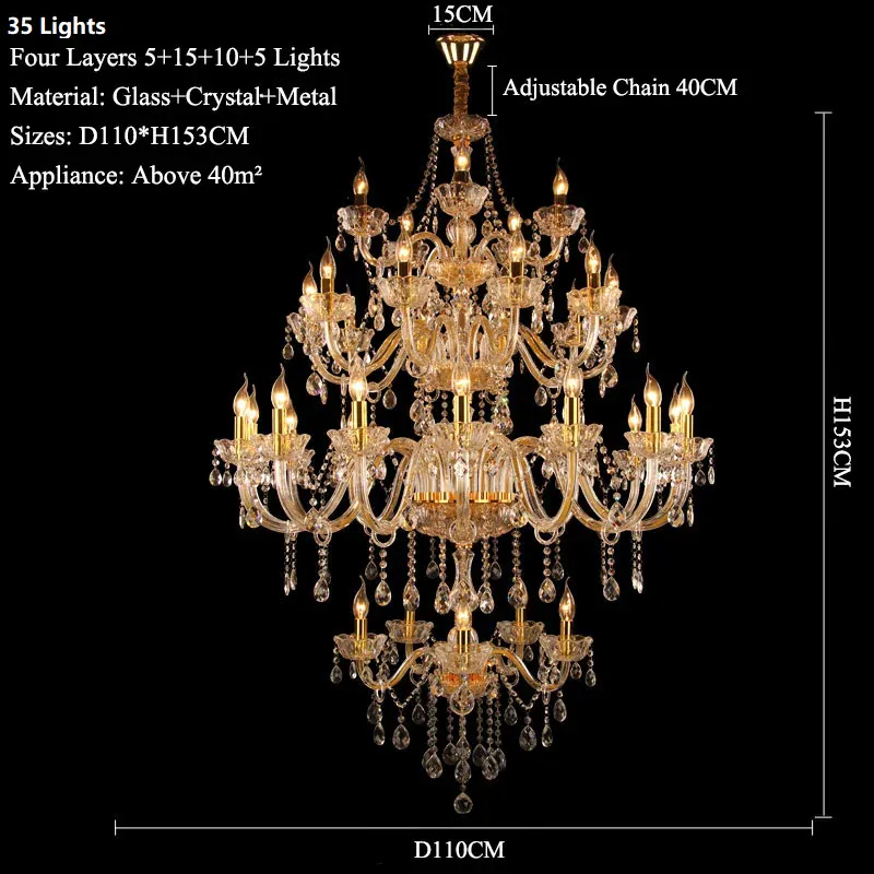 Lustre chandelier années 70