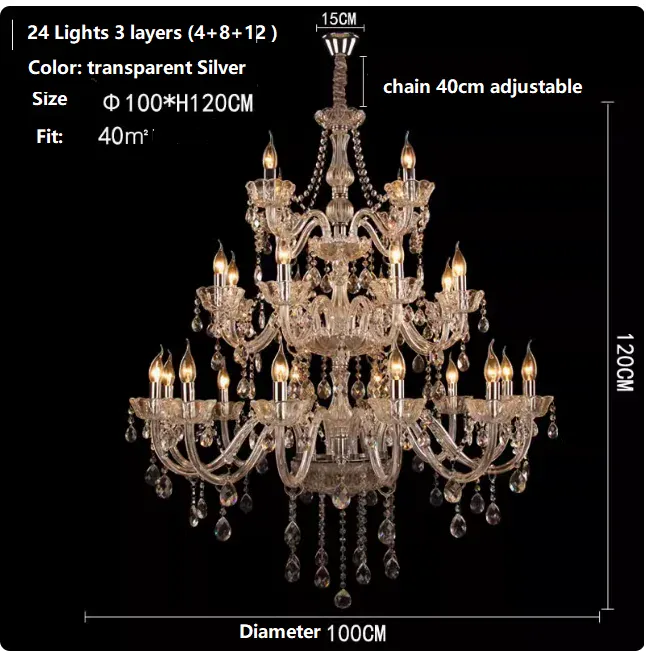Lustre chandelier années 70