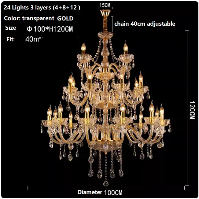 Lustre chandelier années 70