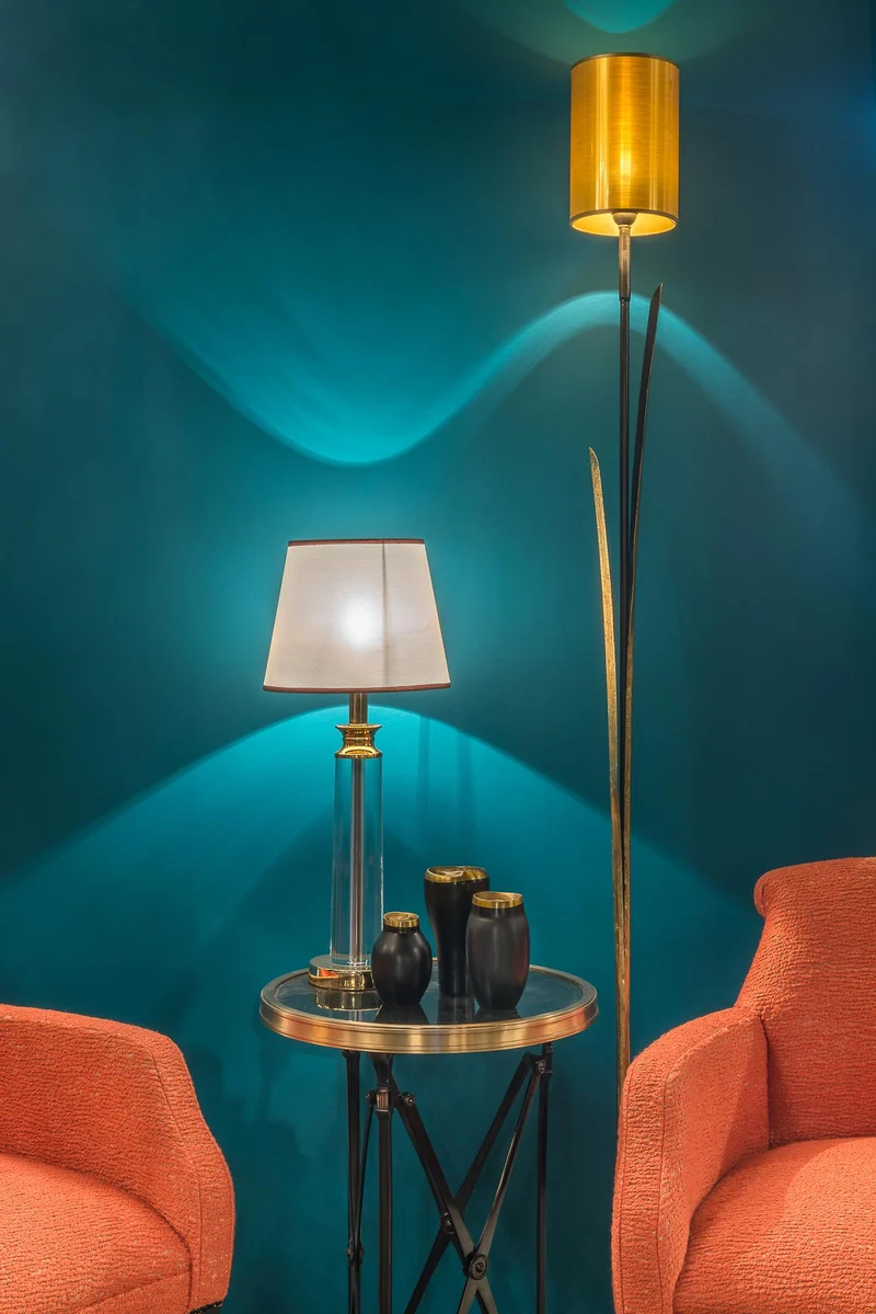 Jonc Lampadaire en fer 190cm sans abat-jour