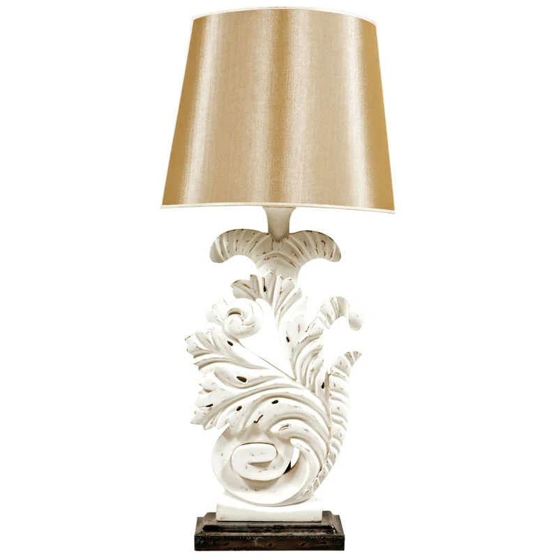 Geneviève Lampe en bois sans abat-jour