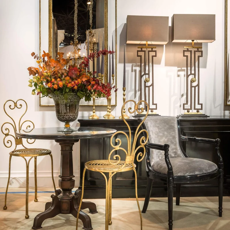 Marly Lampe en fer sans abat-jour