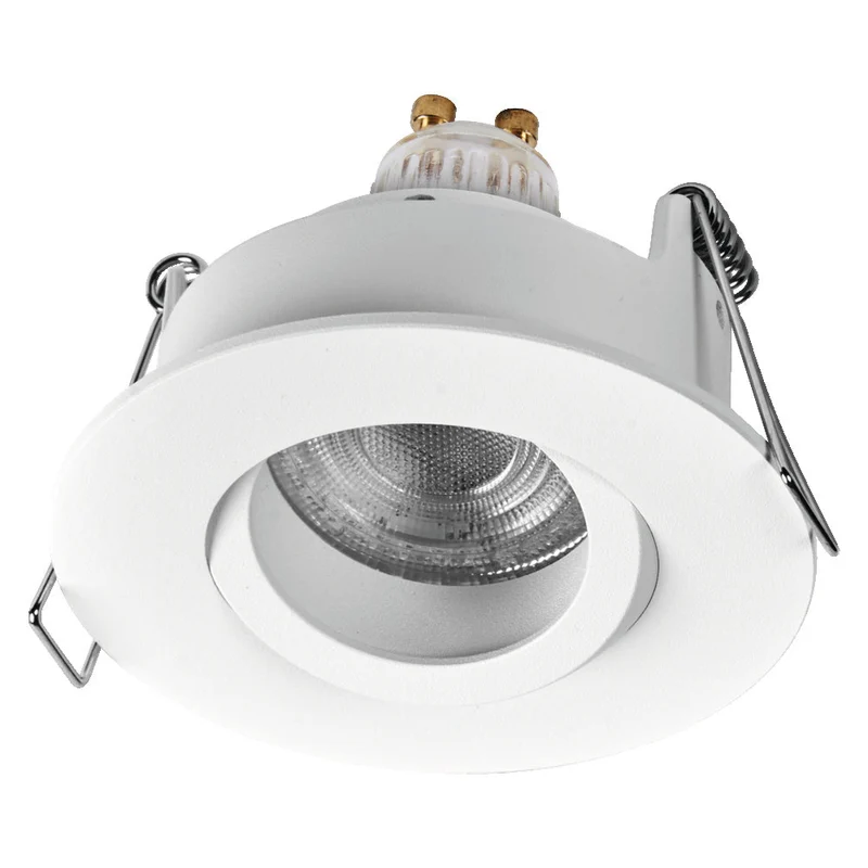 OSRAM Matter SMART+ LED spot encastrable intelligent salle de bain GU10 IP65 orientable 4,7W RGBW Blanc ⌀68 mm
