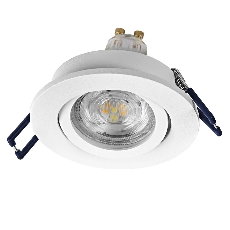OSRAM Matter SMART+ LED spot encastrable intelligent salle de bain GU10 orientable 4,7W RGBW Blanc ⌀68 mm