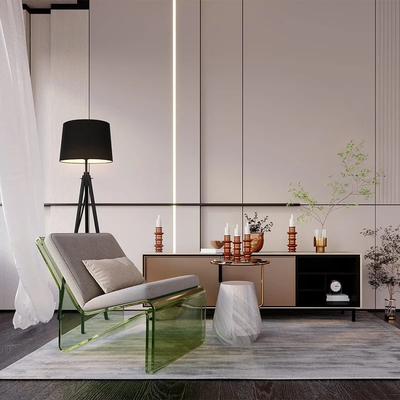Lampadaire Trepied Bois