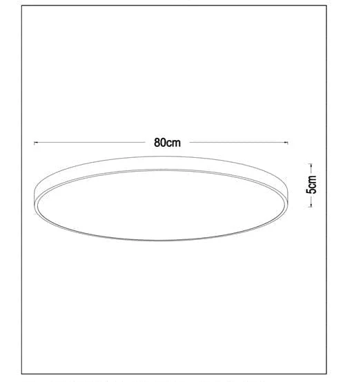 Plafonnier Led Rond Extra Plat