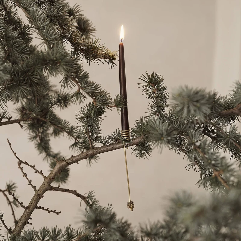 Ferm Living Forest Christmas Tree Candle Holders - Set of 4