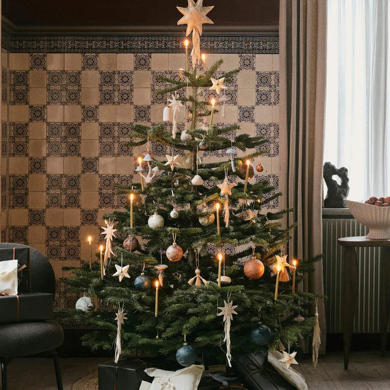 Ferm Living Vela Star Ornaments - Set of 4