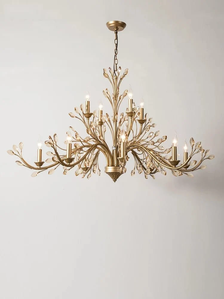 Lustre laiton style baroque
