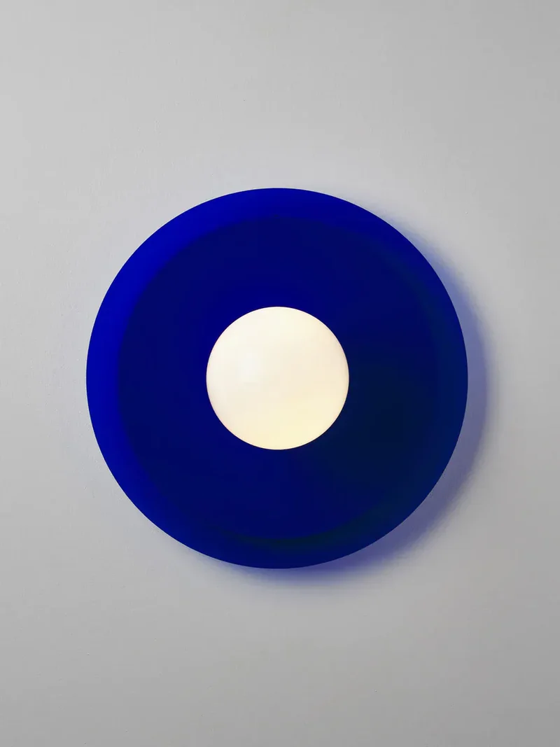 Applique murale bleu roi